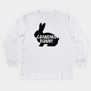 Grandma Bunny Kids Long Sleeve T-Shirt